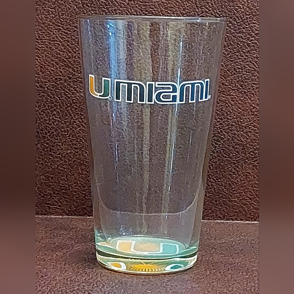 Vintage University of Miami Hurricanes Tumbler Collector Glass - Picture 9 of 9